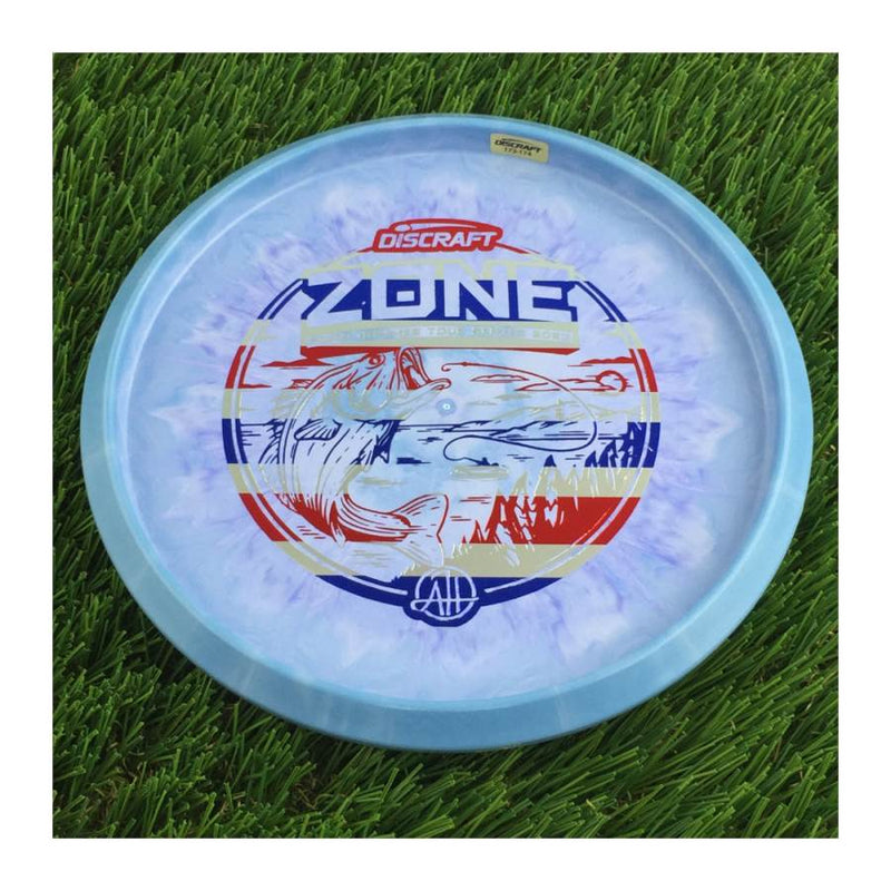 Discraft ESP Swirl Zone with Adam Hammes Tour Series 2023 Stamp - 174g - Solid Blue