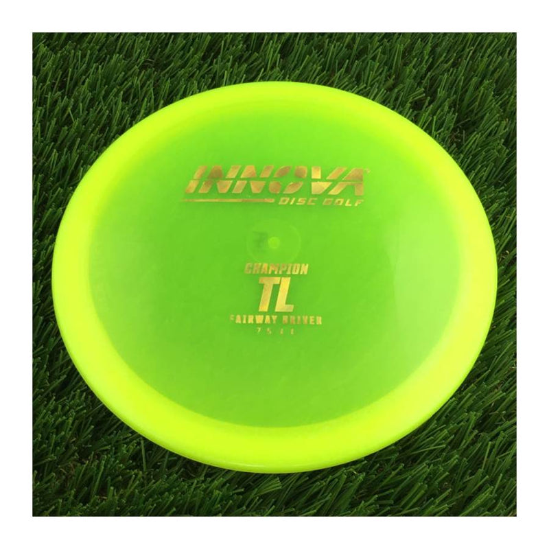 Innova Champion TL with Burst Logo Stock Stamp - 149g - Translucent Yellow