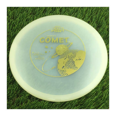 Discraft Elite Z UV Comet with Michael Johansen Signature Icon Team Stamp - 176g - Translucent White