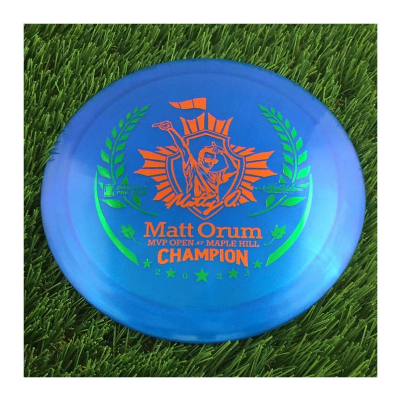 Westside VIP-X Chameleon Glimmer Stag with Matt Orum MVP Open at Maple Hill Champion 2023 Stamp - 173g - Translucent Blue