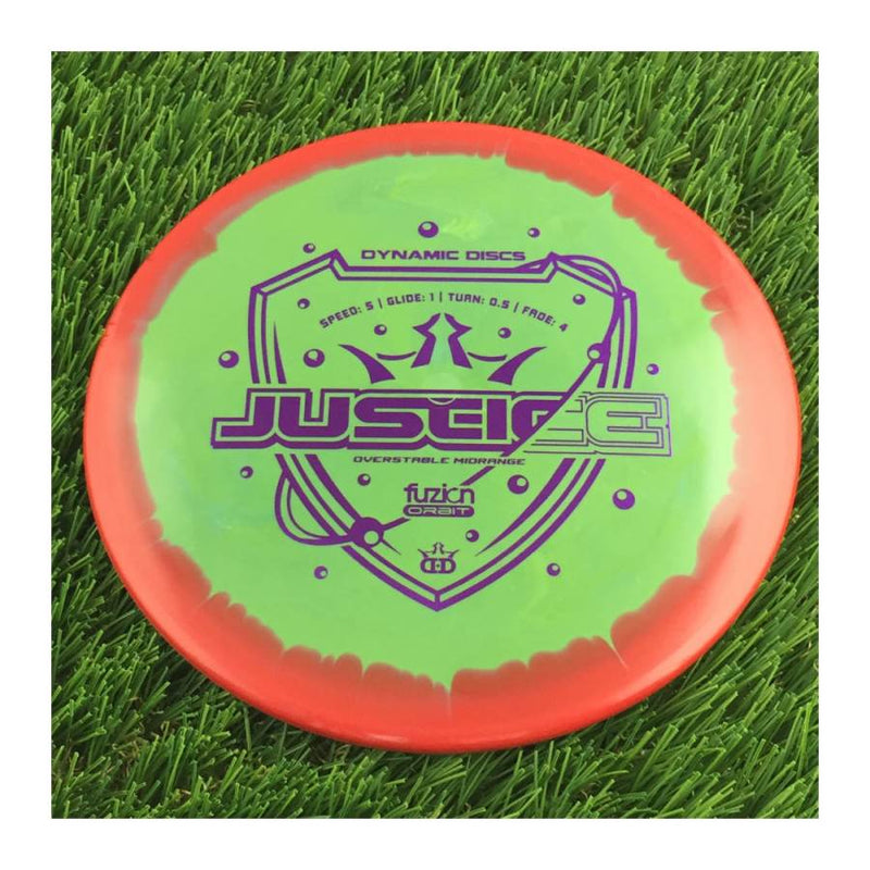 Dynamic Discs Fuzion Orbit Justice - 175g - Solid Green