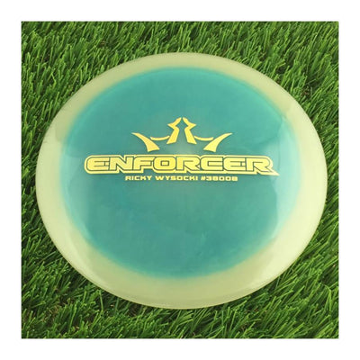 Dynamic Discs Lucid Moonshine Orbit Enforcer with Ricky Wysocki #38008 Stamp - 173g - Translucent Blue