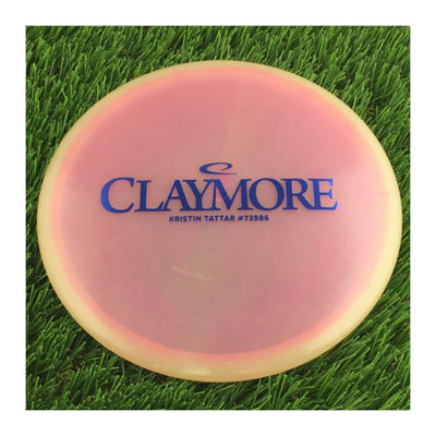 Latitude 64 Opto Orbit Moonshine Glow Claymore with Kristin Tattar #73986 Stamp - 177g - Translucent Light Pink