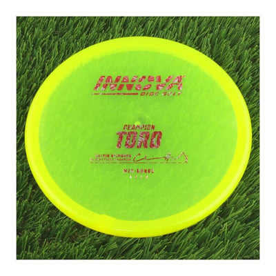 Innova Champion Toro with Calvin Heimburg 7X DGPT Event Champion Stamp - 168g - Translucent Yellow