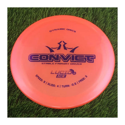 Dynamic Discs Lucid Ice Chameleon Convict - 175g - Translucent Orange