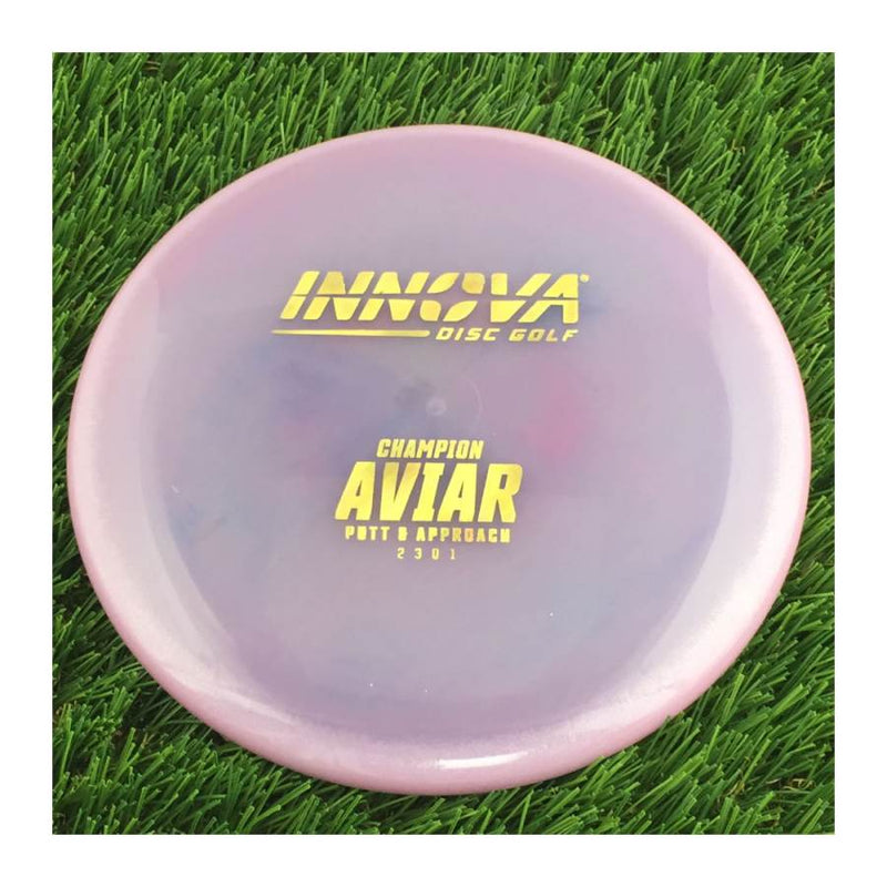 Innova Champion Aviar Putter with Burst Logo Stock Stamp - 159g - Translucent Purple