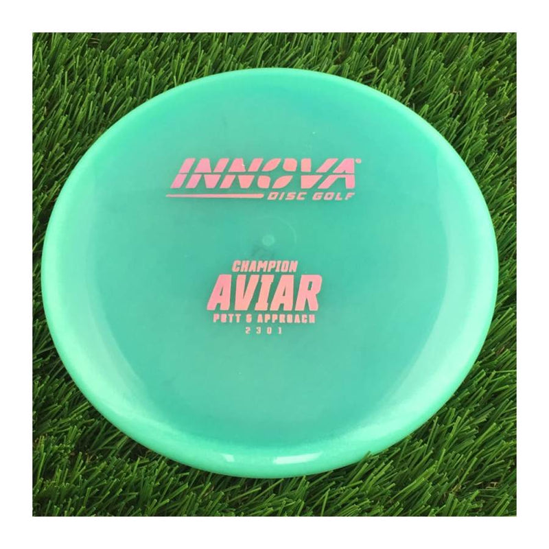 Innova Champion Aviar Putter with Burst Logo Stock Stamp - 159g - Translucent Blue