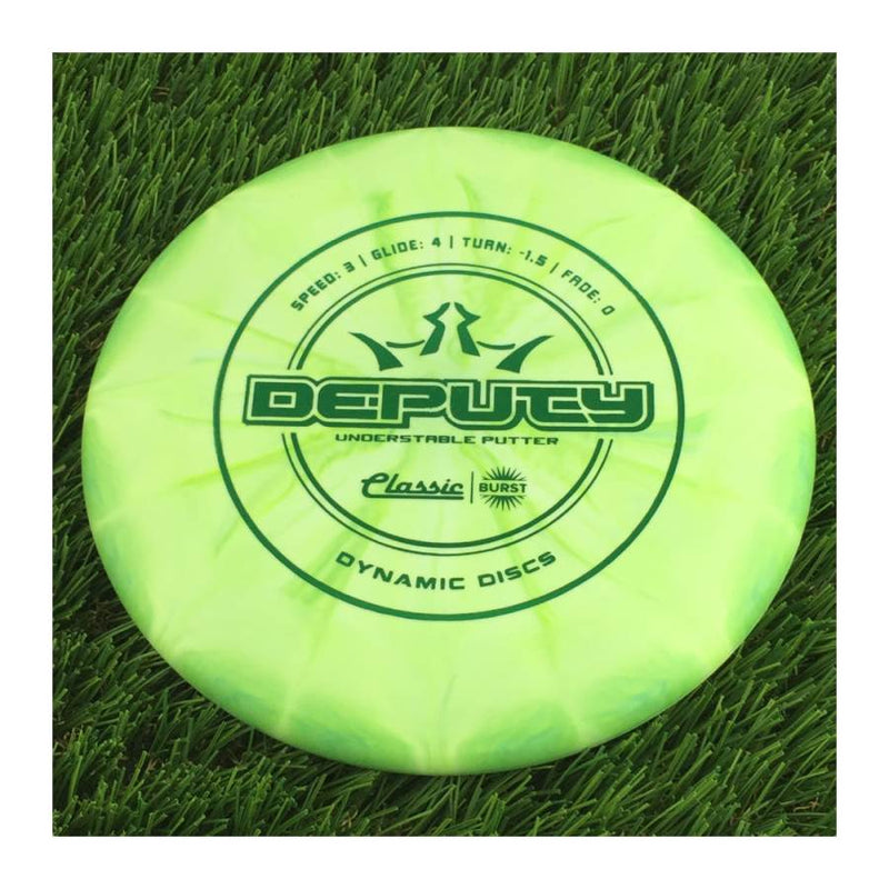 Dynamic Discs Classic (Hard) Burst Deputy - 173g - Solid Green