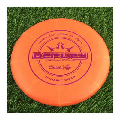 Dynamic Discs Classic (Hard) Burst Deputy - 173g - Solid Orange