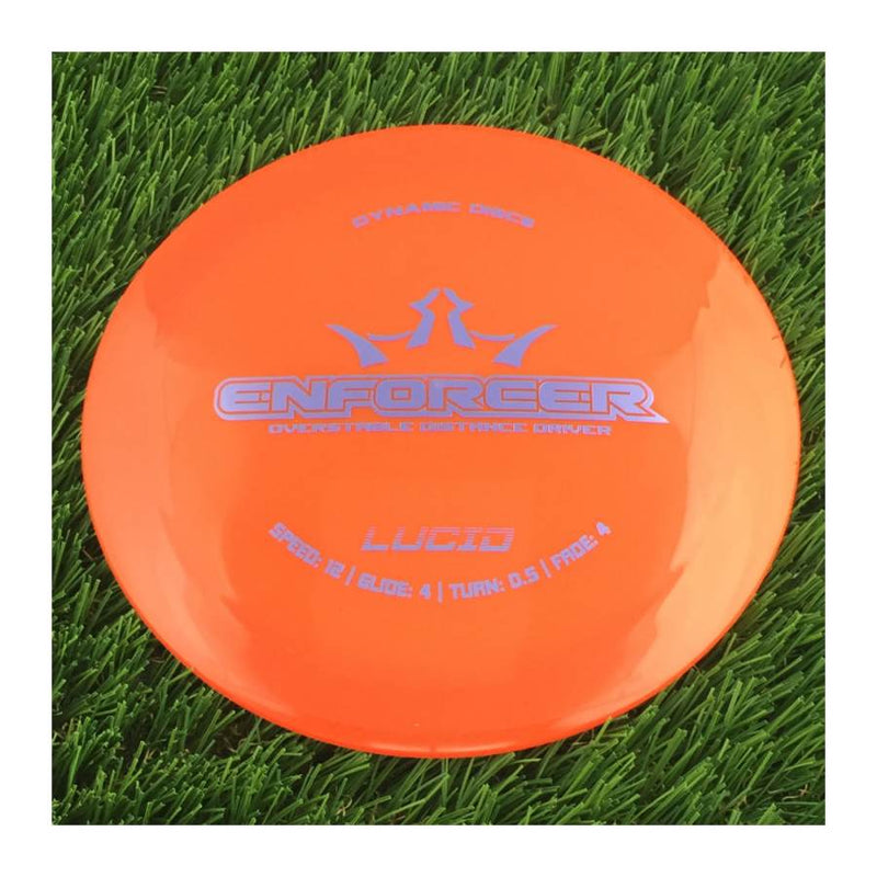 Dynamic Discs Lucid Enforcer - 171g - Translucent Orange