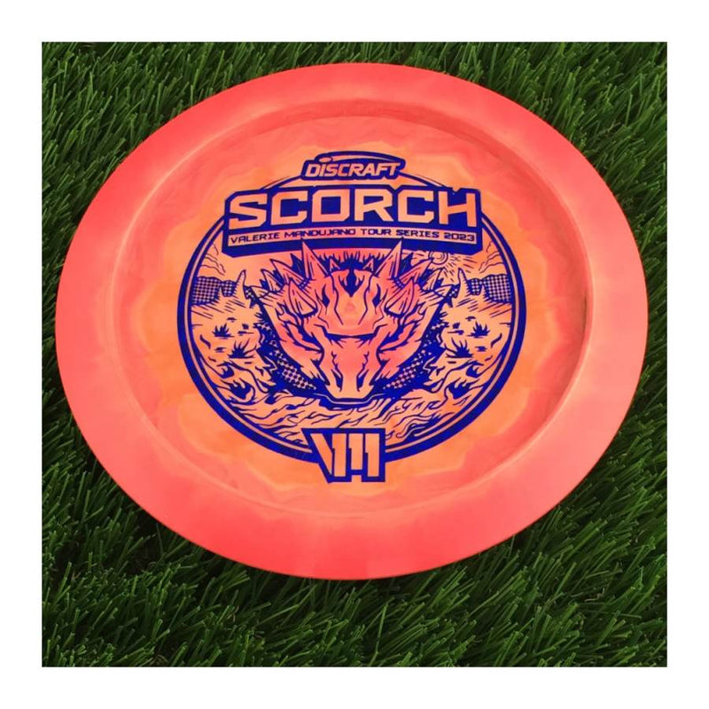 Discraft ESP Swirl Scorch with Valerie Mandujano Tour Series 2023 Stamp - 172g - Solid Orange