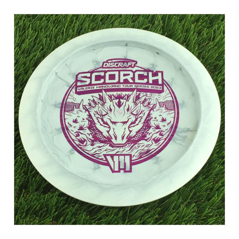 Discraft ESP Swirl Scorch with Valerie Mandujano Tour Series 2023 Stamp - 172g - Solid Grey