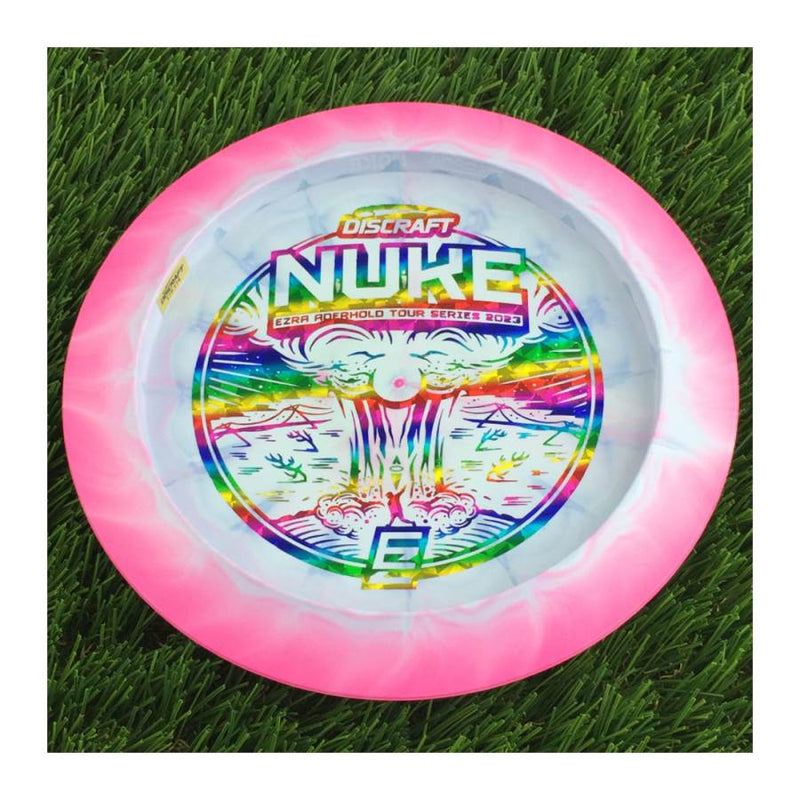 Discraft ESP Swirl Nuke with Ezra Aderhold Tour Series 2023 Stamp - 174g - Solid Bluish Pink