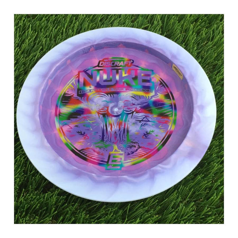 Discraft ESP Swirl Nuke with Ezra Aderhold Tour Series 2023 Stamp - 174g - Solid Purple