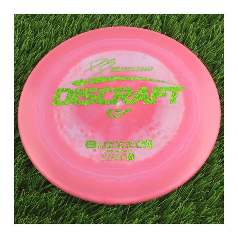 Discraft ESP BuzzzOS with PP 29190 5X Paige Pierce World Champion Stamp - 176g - Solid Dark Pink