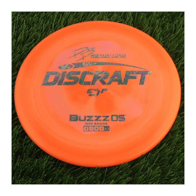 Discraft ESP BuzzzOS with PP 29190 5X Paige Pierce World Champion Stamp - 174g - Solid Orange