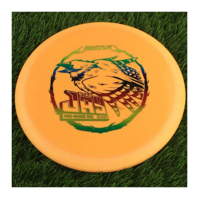 Innova Star Jay with Burst Logo Stock Stamp - 136g - Solid Orange