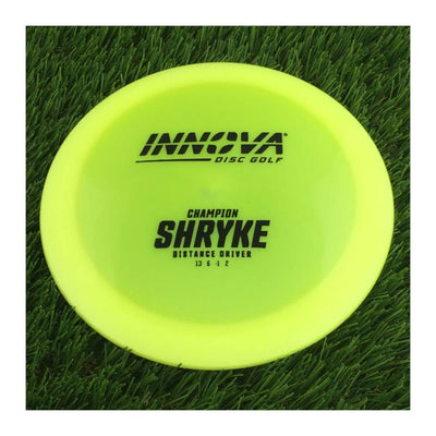 Innova Champion Champion Shryke with Burst Logo Stock Stamp - 143g - Translucent Yellow