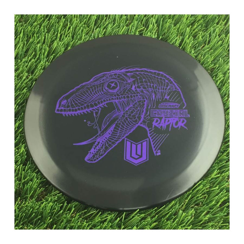 Discraft CryZtal Raptor with Paul Ulibarri - Raptor Head - Uli Logo Stamp - 172g - Translucent Black