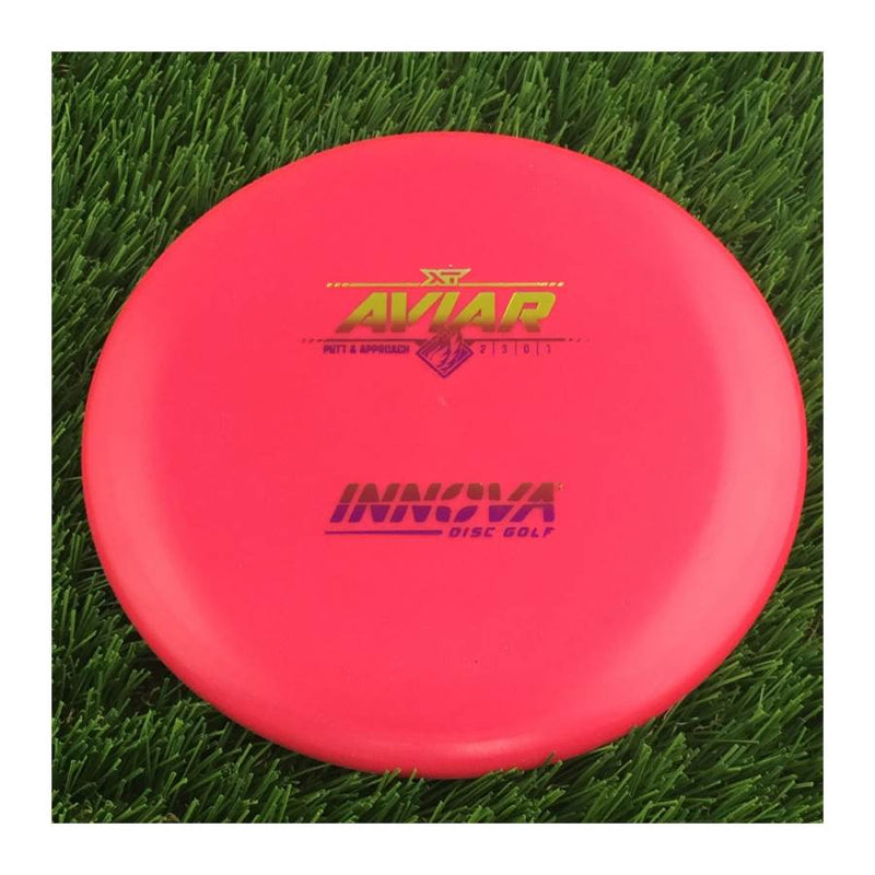 Innova XT Aviar Putter with Burst Logo Stock Stamp - 143g - Solid Pink