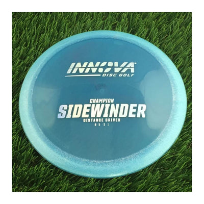 Innova Champion Sidewinder with Burst Logo Stock Stamp - 138g - Translucent Blue