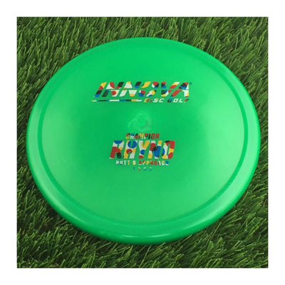 Innova Champion Rhyno with Burst Logo Stock Stamp - 166g - Translucent Green