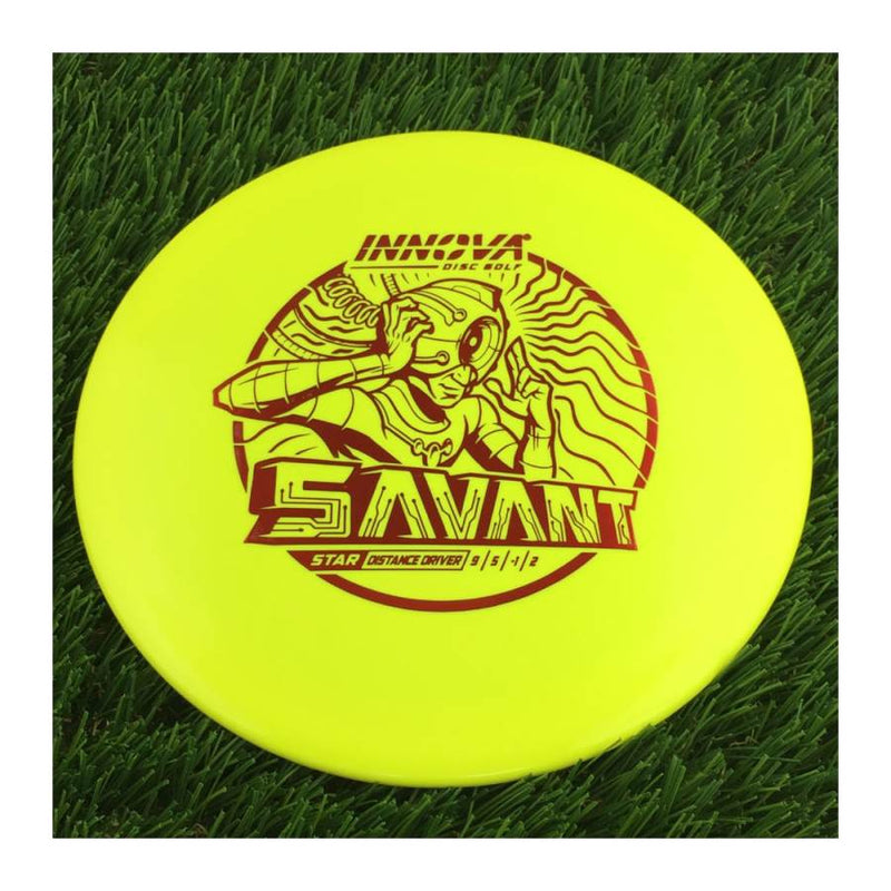 Innova Star Savant with Burst Logo Stock Stamp - 175g - Solid Yellow