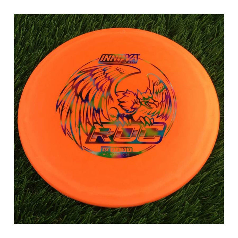 Innova DX Roc with Burst Logo Stock Stamp - 177g - Solid Orange