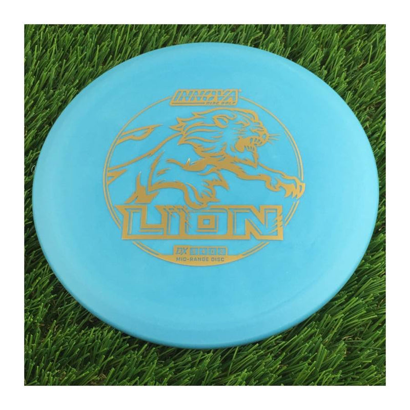 Innova DX Lion with Burst Logo Stock Stamp - 176g - Solid Blue