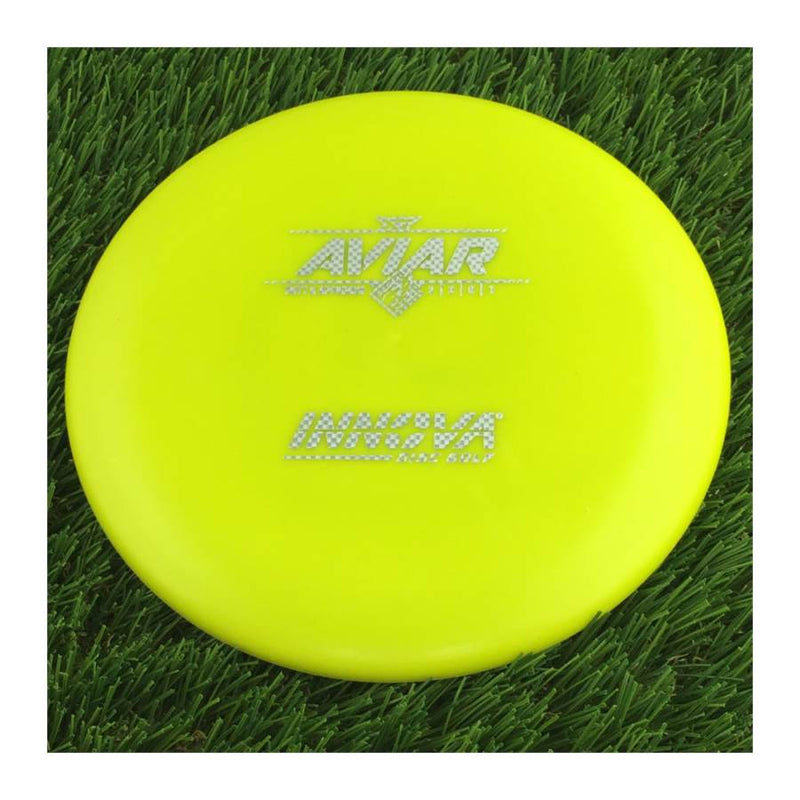 Innova XT Aviar Putter with Burst Logo Stock Stamp - 139g - Solid Yellow