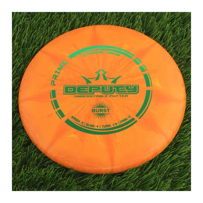 Dynamic Discs Prime Burst Deputy - 176g - Solid Orange