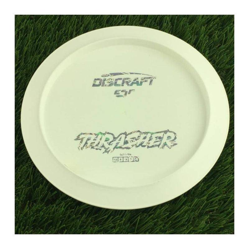 Discraft ESP Thrasher with Dye Line Blank Top Bottom Stamp - 174g - Solid White