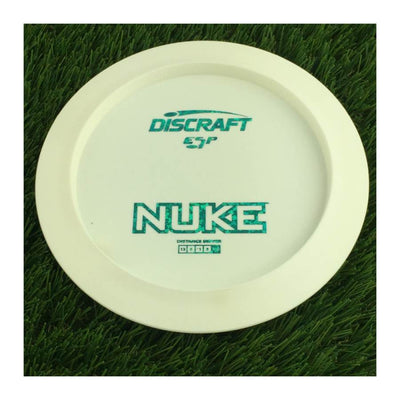 Discraft ESP Nuke with Dye Line Blank Top Bottom Stamp - 174g - Solid White