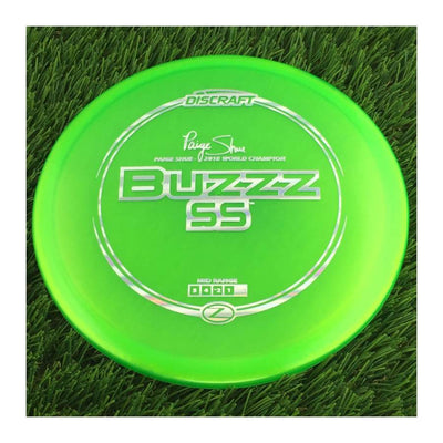 Discraft Elite Z BuzzzSS with Paige Shue - 2018 World Champion Stamp - 173g - Translucent Green