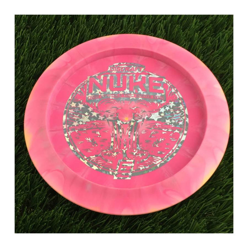 Discraft ESP Swirl Nuke with Ezra Aderhold Tour Series 2023 Stamp - 173g - Solid Pink