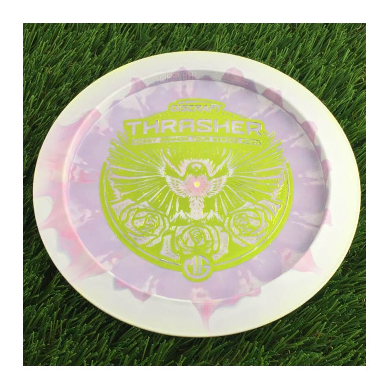 Discraft ESP Swirl Thrasher with Missy Gannon Tour Series 2023 Stamp - 174g - Solid Muted Purple