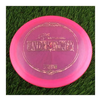 Discraft Elite Z Undertaker with PP 29190 5X Paige Pierce World Champion Stamp - 169g - Translucent Pink