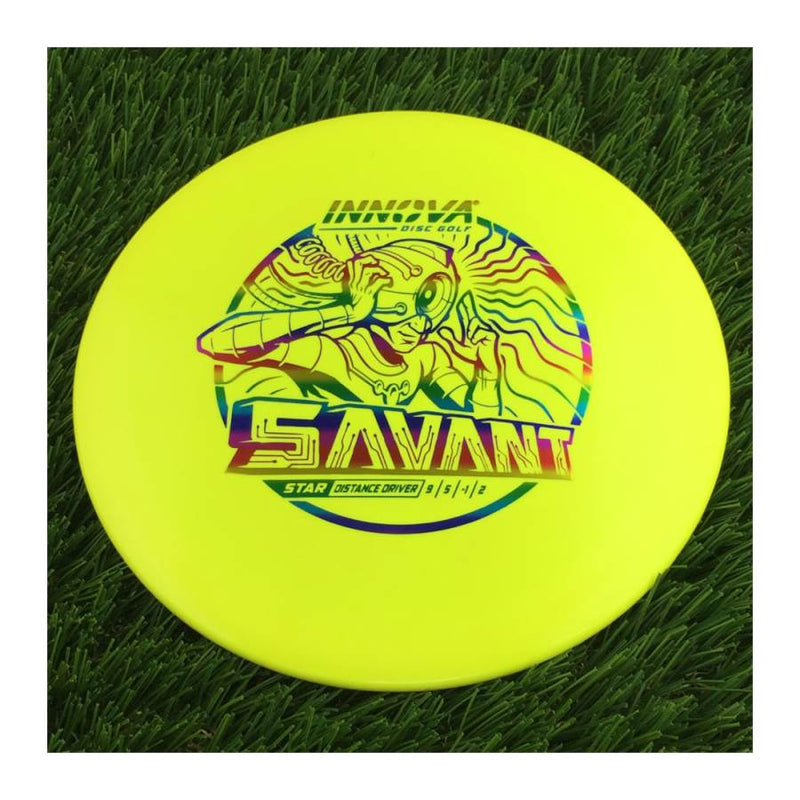 Innova Star Savant with Burst Logo Stock Stamp - 167g - Solid Yellow