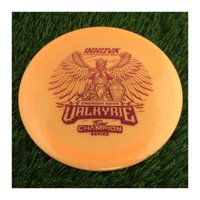 Innova Proto Glow Star Valkyrie with Emerson Keith Team Champion Tour Series 2024 Stamp - 175g - Solid Orange