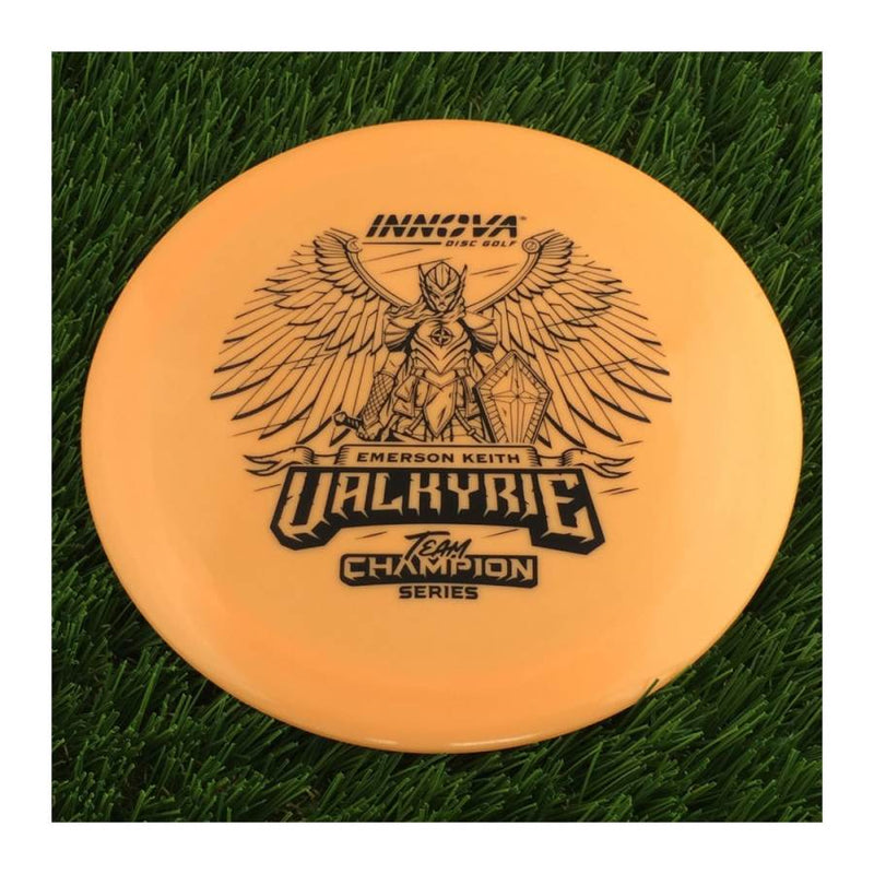 Innova Proto Glow Star Valkyrie with Emerson Keith Team Champion Tour Series 2024 Stamp - 175g - Solid Orange