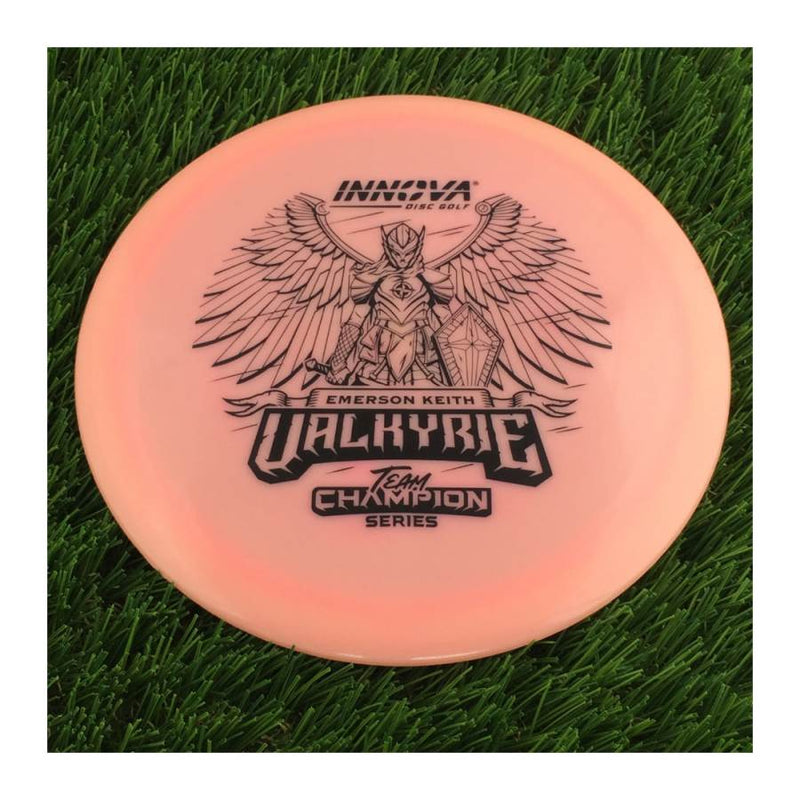 Innova Proto Glow Star Valkyrie with Emerson Keith Team Champion Tour Series 2024 Stamp - 175g - Solid Pink