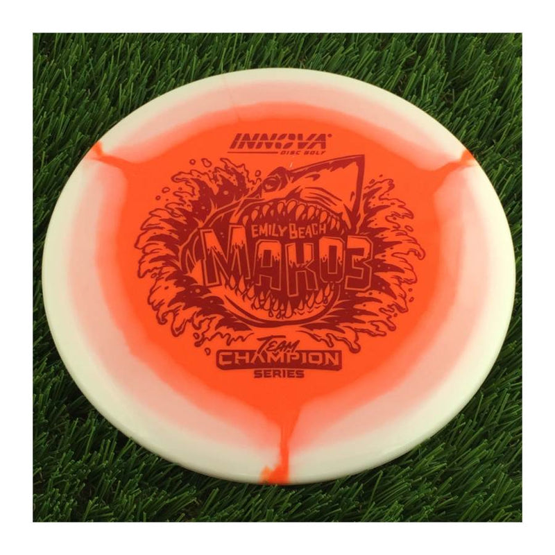 Innova Halo Star Mako3 with Emily Beach Team Champion Tour Series 2024 Stamp - 180g - Solid Orange