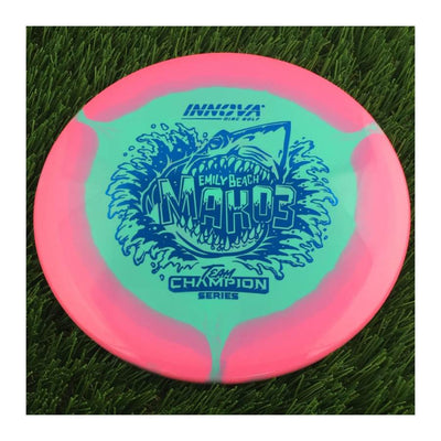 Innova Halo Star Mako3 with Emily Beach Team Champion Tour Series 2024 Stamp - 180g - Solid Turquoise Green