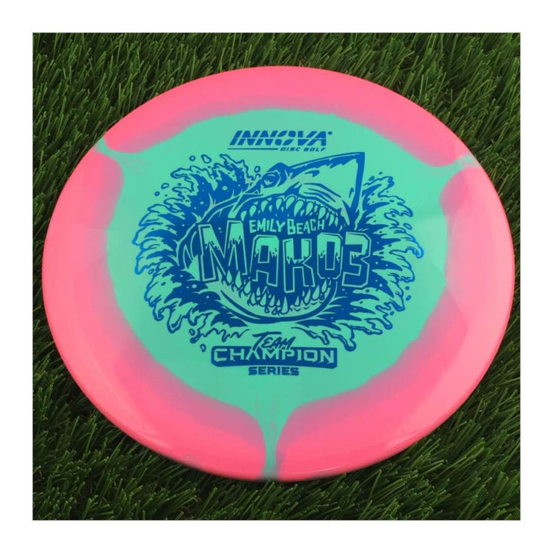 Innova Halo Star Mako3 with Emily Beach Team Champion Tour Series 2024 Stamp - 180g - Solid Turquoise Green