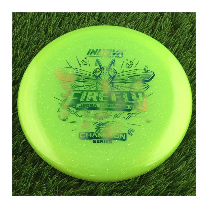 Innova Moondust Champion Firefly with Joona Heinanen Team Champion Tour Series 2024 Stamp - 175g - Translucent Green