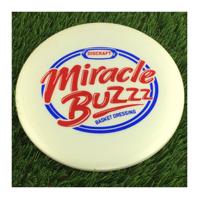 Discraft Big Z Collection Buzzz with Miracle Buzzz Basket Dressing Stamp - 180g - Solid Off White