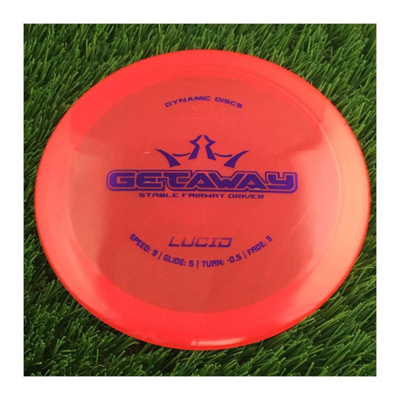 Dynamic Discs Lucid Getaway - 173g - Translucent Red