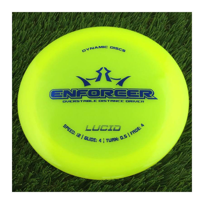 Dynamic Discs Lucid Enforcer - 170g - Translucent Yellow