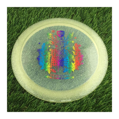 Discmania C-Line Metal Flake DD Reinvented with Holiday Reindeer Special Edition Stamp - 174g - Translucent Off Clear