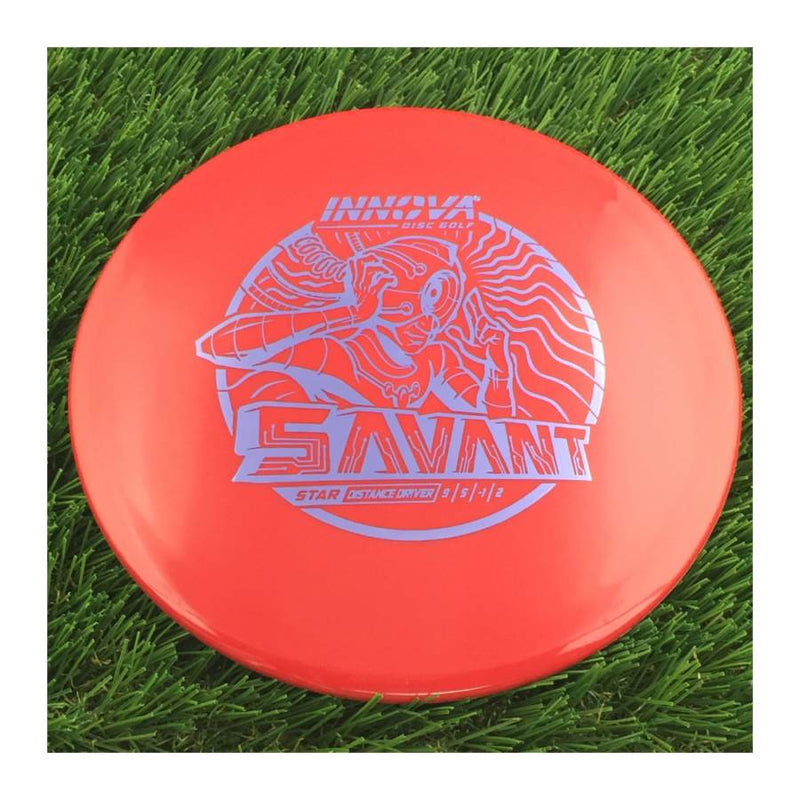 Innova Star Savant with Burst Logo Stock Stamp - 168g - Solid Red